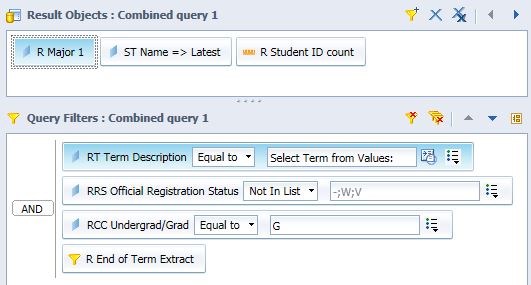 Screenshot of InfoView example intersection query 1