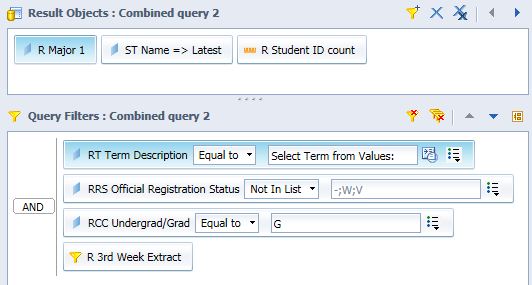 Screenshot of InfoView example query 2